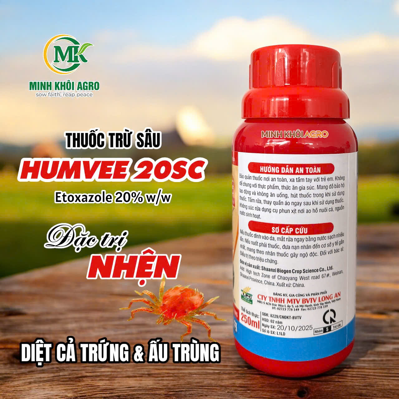 Thuốc trừ sâu Humvee 20SC - Chai 240ml